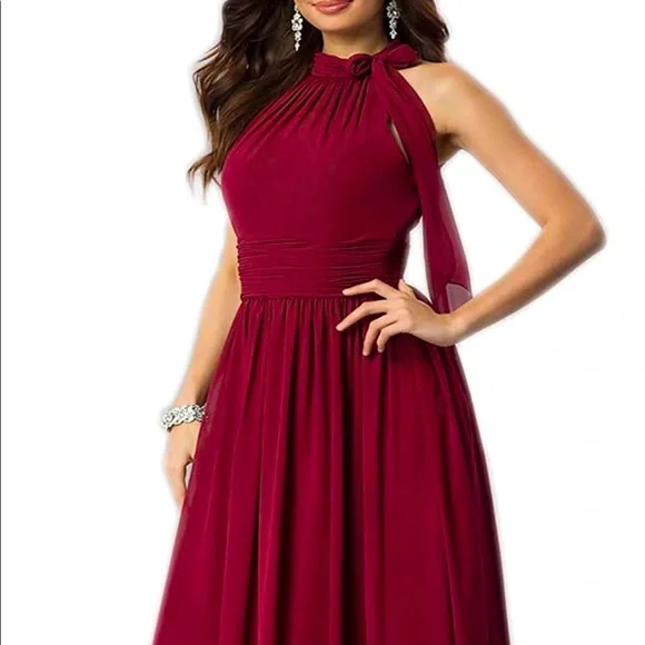 burgundy dress up shirt V-Neck Burgundy Sequin Appliques Tight Homecoming Dress – FancyVestido main image 0